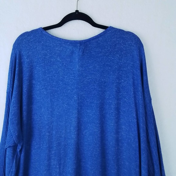 Per Se Womens Sweater 3X Blue Long Sleeve Knit Top Relax Fit Scoop Neck‎ Ribbed - Picture 6 of 12